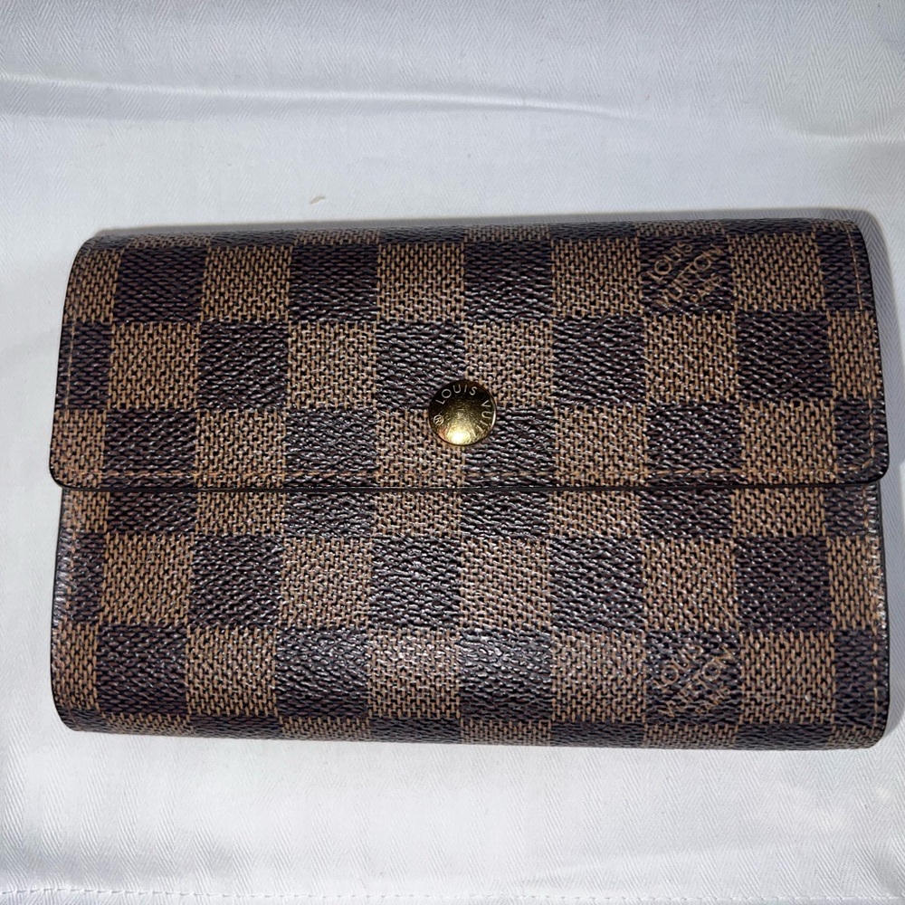 Louis Vuitton Brown Damier Ebene Alexandria Wallet